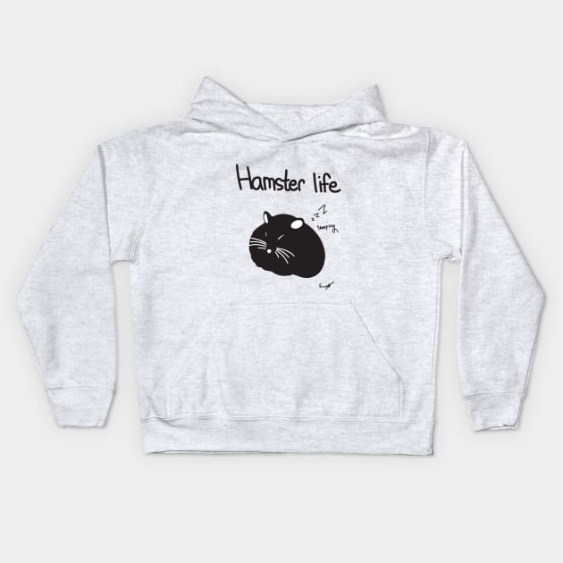 Hamster Life Kids Hoodie by HECNordic